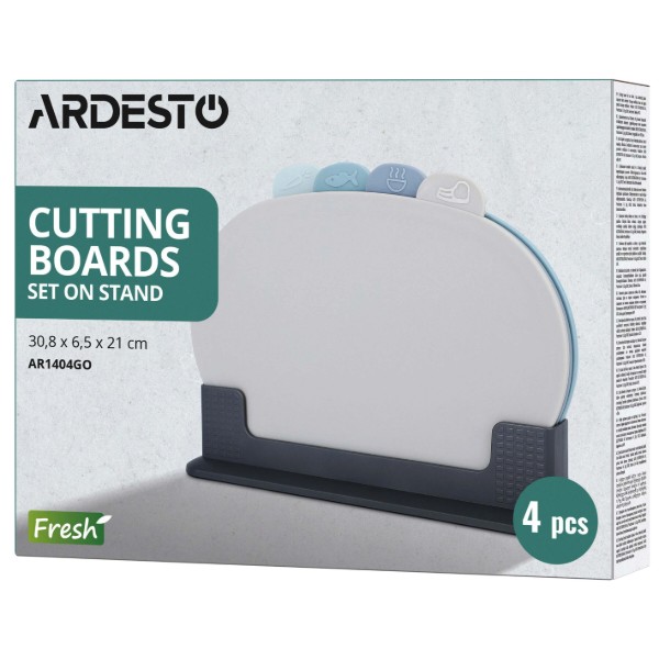 Фото - Набір обробних дошок ARDESTO Fresh 4 шт. (AR1404GO)